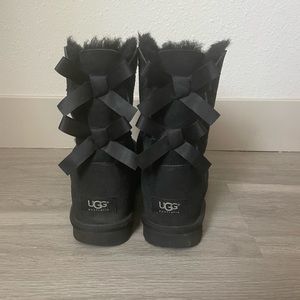 Ugg Black Bailey Bow II Boot